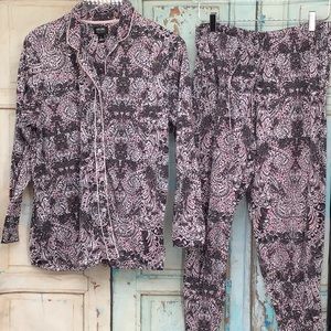 Nicole Miller 2 PC Pajama Set Large